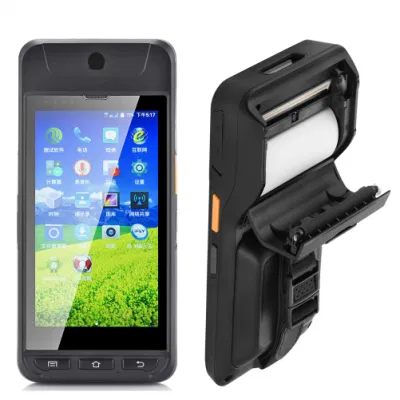 Мобильный компьютер КПК 5-дюймовый HD-экран Поддержка Hf RFID NFC ID Card Reader Сканер штрих-кода Прочный планшет